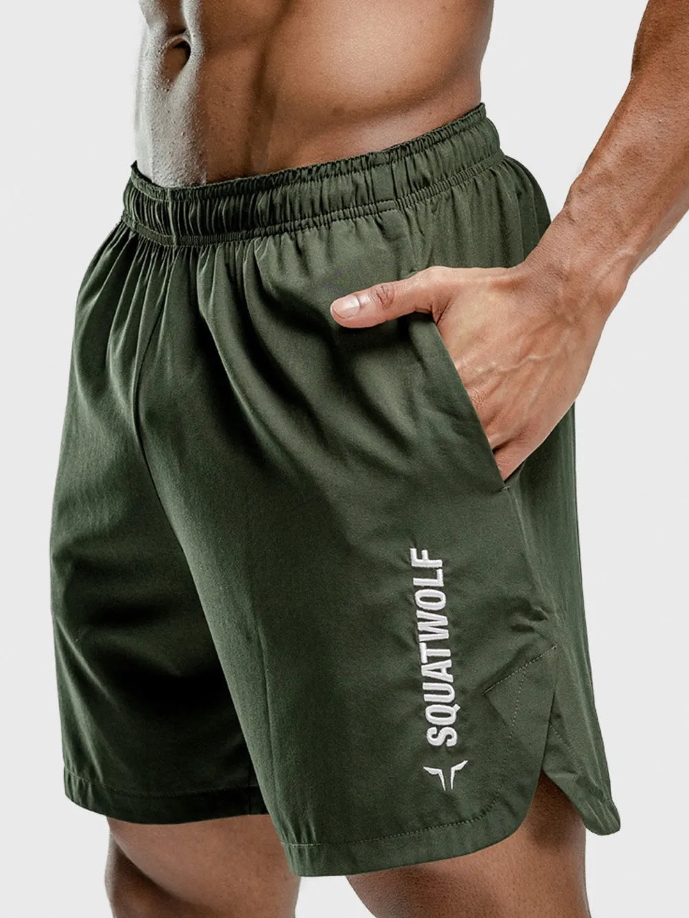 Men's Quick-Dry Drawstring Active Shorts – view 4 | Lola Mariee