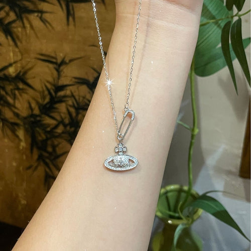 925 Sterling Silver Zircon Pendant Necklace | Lola Mariee