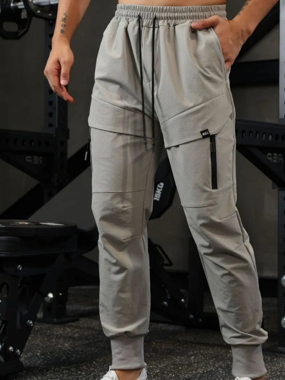 Men's Drawstring Joggers with Pockets - women's jewelry at Lola Mariee boutique