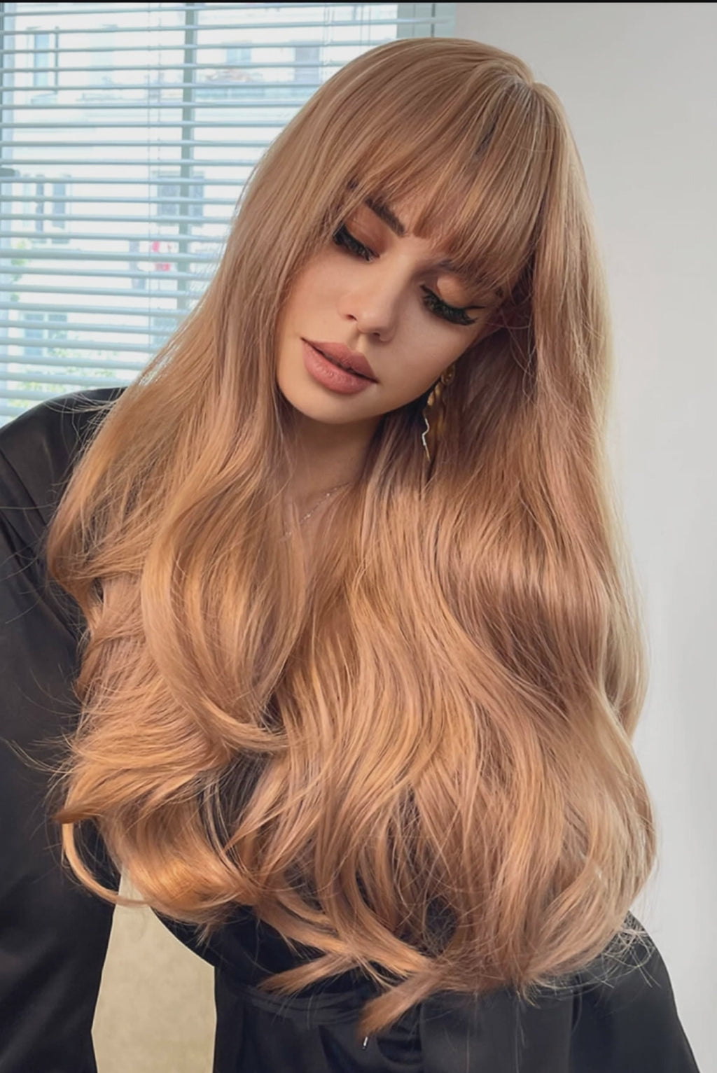 Natural Wave Full Machine Synthetic Wigs 26"